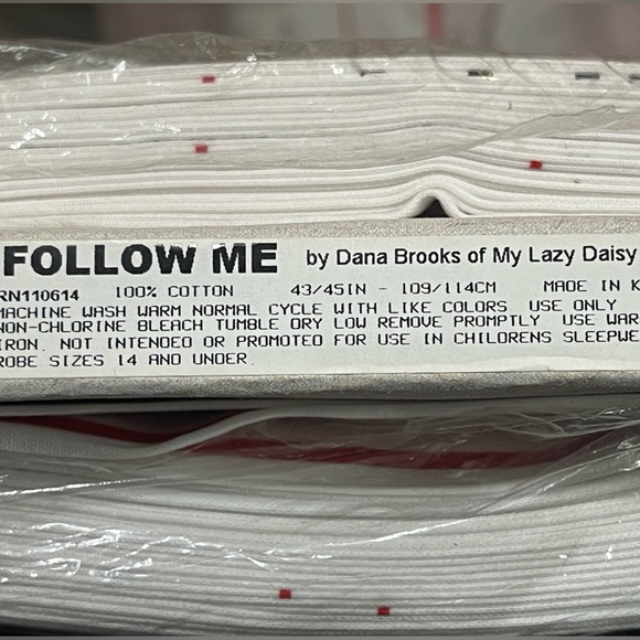Henry Glass:Follow Me 100% Cotton Quilt Book Panels by Dana Brooks My Lazy Daisy - Picture 13 of 16
